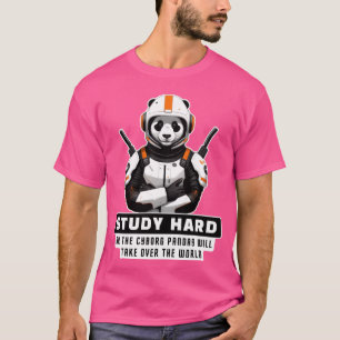 T-shirt Citations de panda animal cyborg rétro
