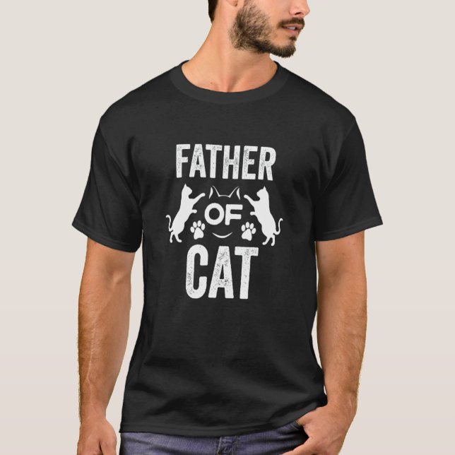 T-shirt Citations de papa chat pour hommes Costume de mème (Devant)