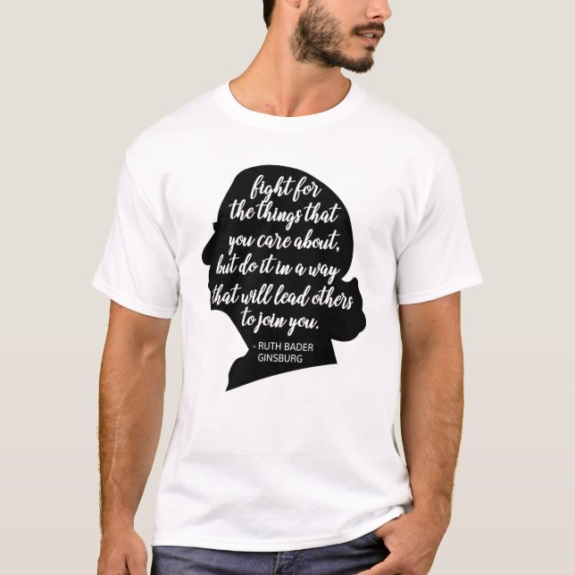 T-shirt Citations de RBG, citations de Ginsburg, Ruth Bade (Devant)