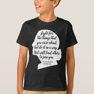 T-shirt Citations de RBG, citations de Ginsburg, Ruth Bade