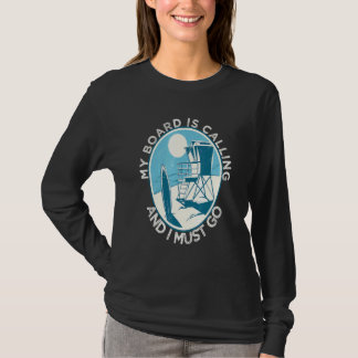 T-shirt Citations de surf jeunesse Rétro Surfeur Coucher d