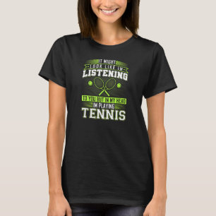 T-shirt Citations de tennis Joueur de tennis