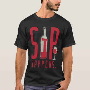 T-shirt Citations de vin drôles disant Amateurs de vin Buv