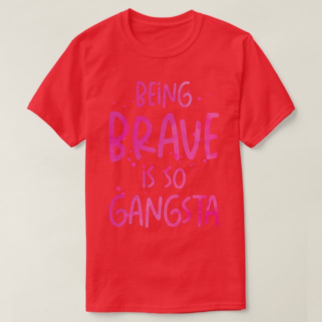 T-shirt Citations d'émotion de conseiller scolaire gangsta (Design devant)