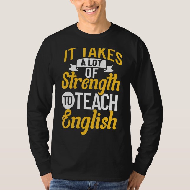 T-shirt Citations d'enseignant en anglais Tea de maître en (Devant)