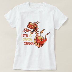 T-shirt Citations Drôle Et Mignonne De Dragon De Feu