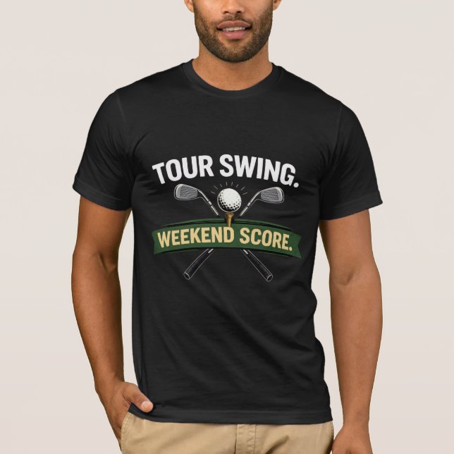 T-shirt Citations drôles de golf pour golfeur  (Devant)