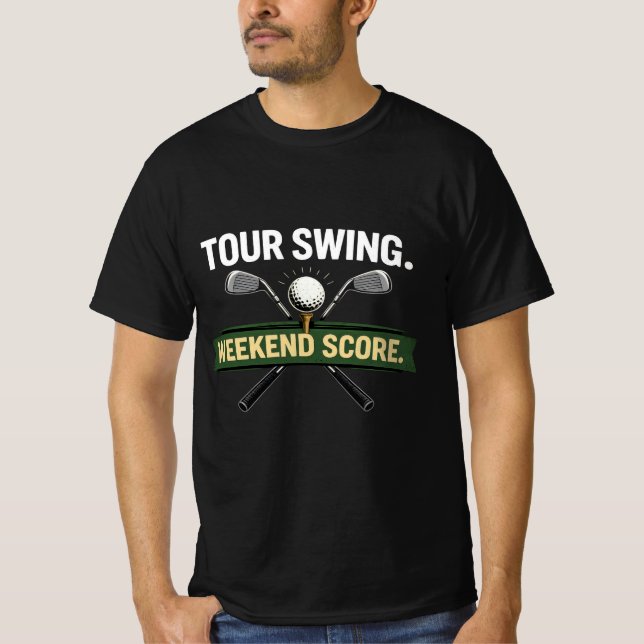 T-shirt Citations drôles de golf pour golfeur  (Devant)