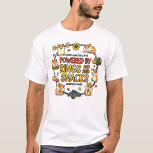 T-shirt Citations drôles de hamsters et de snacks