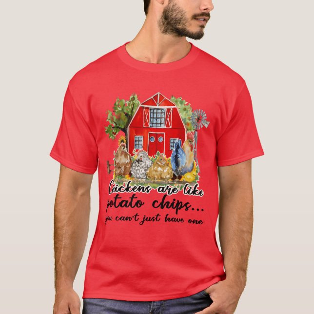 T-shirt Citations drôles fille sublimation de poulet (Devant)