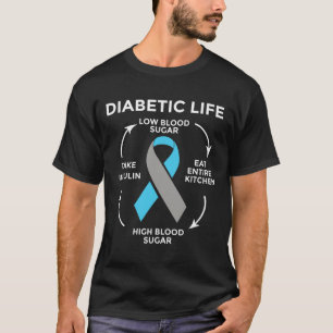 T-shirt Citations du diabète Lutte contre le diabète Défen