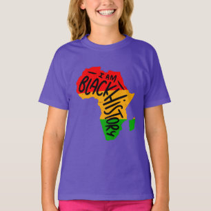 T-shirt Citations du mois de l'histoire des Noirs - JE SUI