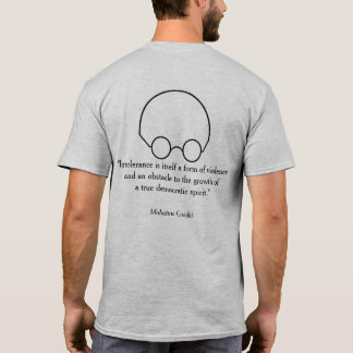 T-shirt Citations d'un dirigeant avisé, "Intolérance..." B