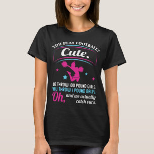 T-shirt Citations et s vous jouez au football C