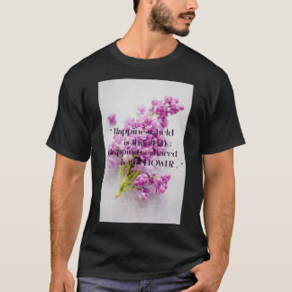 T-shirt Citations florales inspirantes