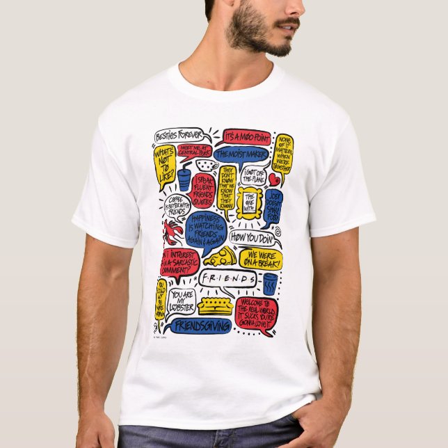 T-shirt Citations FRIENDS™ (Devant)