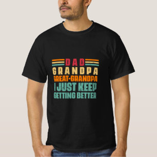 T-shirt Citations grand-père Papa Grand Grand Papi