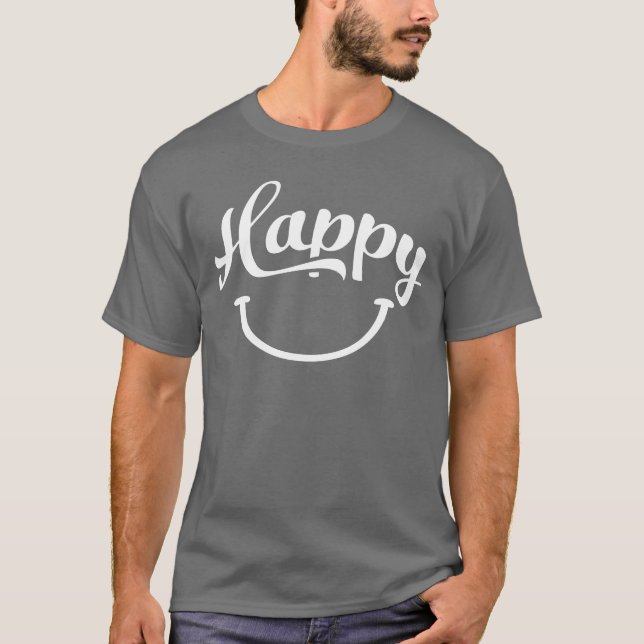 T-shirt citations heureuses citation positive mignonne amo (Devant)