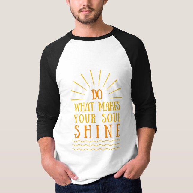 T-shirt citations inspirantes d'attitude positive (Devant)