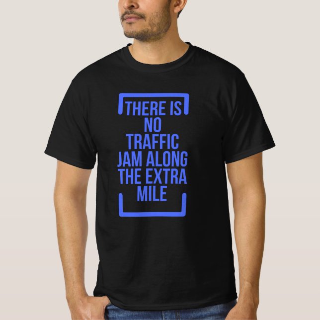 T-shirt Citations Motivationnelles Il n'y a pas d'emboutei (Devant)