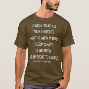 T-shirt Citations motivationnelles pour le travail