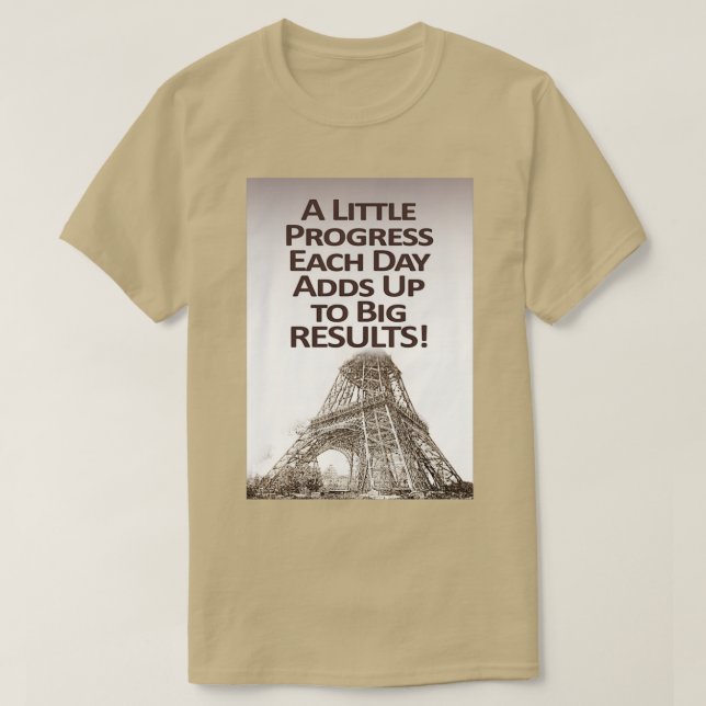 T-shirt Citations Motivationnelles Pour Le Travail Accueil (Design devant)