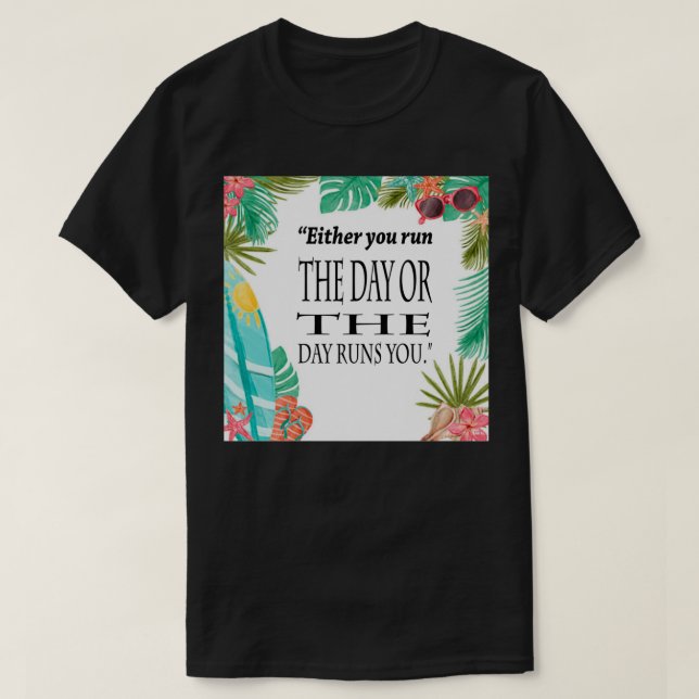 T-shirt Citations Motivationnelles Pour Les Citations De T (Design devant)
