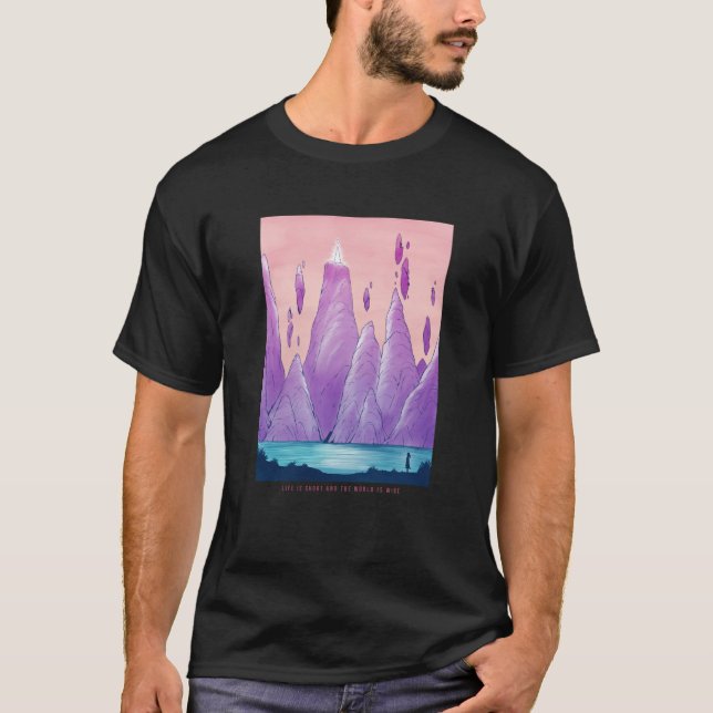 T-shirt Citations sur la vie (Devant)