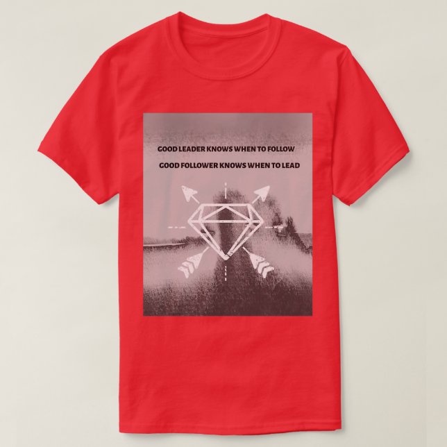 T-shirt citations sur leadership 20 (Design devant)