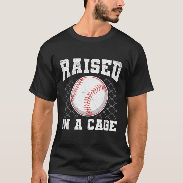 T-shirt Cité De Cage Pour Un Baseball (Devant)