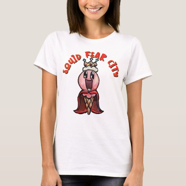 T-shirt Cité graphique de la peur des calmar Tee (Devant)