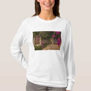 T-shirt Cité Monumentale, bâtiments couverts de fleurs