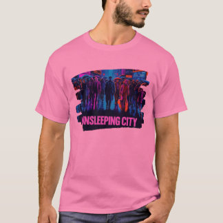 T-shirt Cité qui ne dort jamais - Conception de fantasy ur