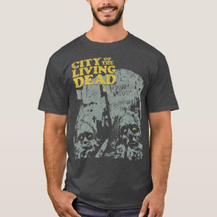 T-shirt Cité rétro de la Fulci Cult Classic Horror Fan Ar
