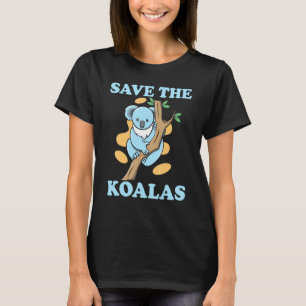 T-shirt Citer Animal Sauvez Les Koalas