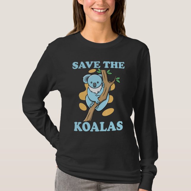 T-shirt Citer Animal Sauvez Les Koalas (Devant)