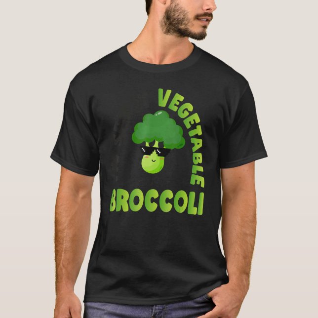 T-shirt Citer Broccoli Est Mon Esprit Vegetable Monde Vege (Devant)