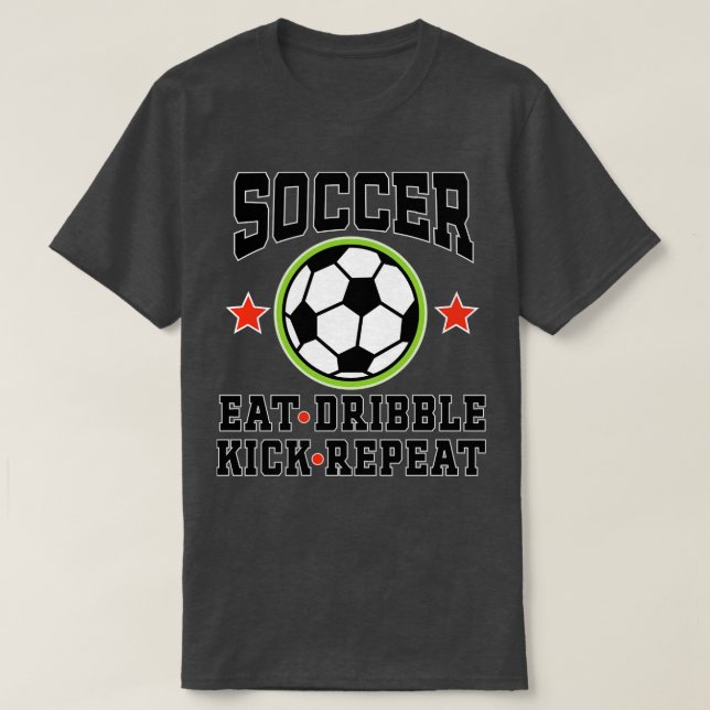 T-shirt Citer Consommer Dribble Kick Repeat (Design devant)