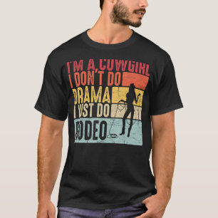 T-shirt Citer Je suis une fille qui ne fait pas de drame J