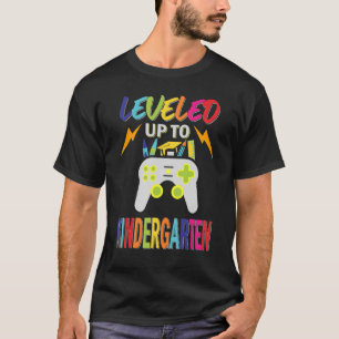 T-shirt citer Leveled jusqu'aux Jeux vidéo de maternelle