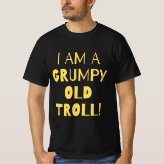 T-shirt Citer vieux troll grincheux