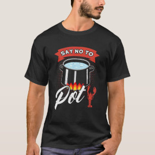 T-shirt Citez Non à l'équipement de chauffe de l'escargot