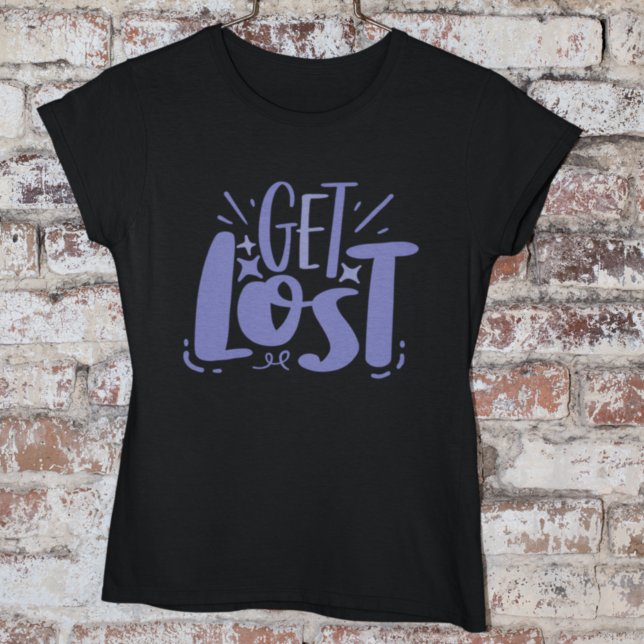 T-shirt Citez une attitude antisociale perdue Veri Peri (Créateur téléchargé)