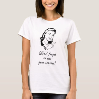 T-shirt Citez votre fille de sources