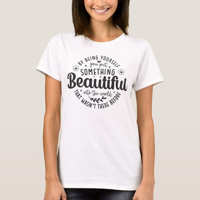 T-shirt Citez-vous quelque chose de beau (Devant)