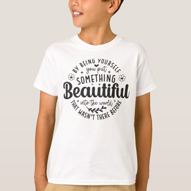 T-shirt Citez-vous quelque chose de beau (Devant)