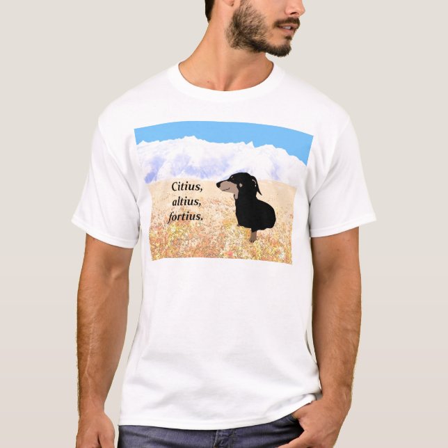 T-shirt Citius, Altius, Fortius. (Devant)