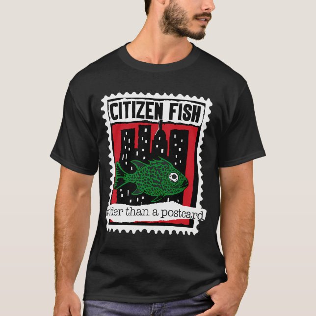 T-shirt Citizen Fish Plus Large Qu'une Carte Postale (Devant)