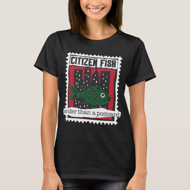 T-shirt Citizen Fish Plus Large Qu'une Carte Postale (Devant)