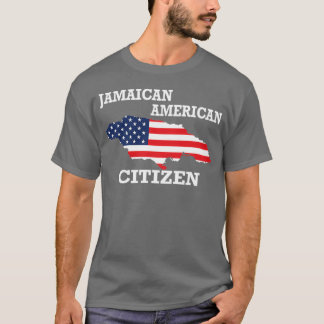 T-shirt Citizenship gift US Jamaica flag Naturalization ci